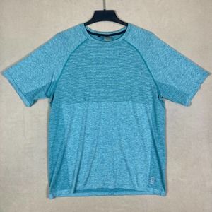 Second Skin‎ Performance Athletic T Shirt Mens XL Short Sleeve Relaxed Fit Blue